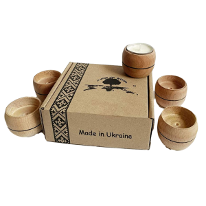 Wooden Tea Lights Candle Holder (Set of 5)